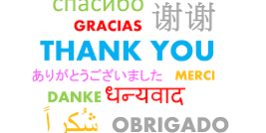grazie in tante lingue diverse
